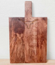 Longhorn Engraved Serving Board Dark Natural 8x13