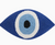 Evil Eye Shaped Hook Pillow