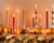 Mini Rainbow Pumpkin Candles