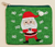 Christmas Santa Claus Seed Beaded Coin Pouch