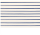 NAVY STRIPE PLACEMAT - PAD OF 24 SHEETS