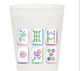 Mahjong Tiles frosted Cups 10 pack