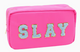 Pastel Varsity Collection Cosmetic Bag Slay