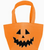Jack-O-Lantern Orange Felt Treat Bucket