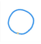 Blue Cabrillo Vinyl Disc Stretch Bracelet