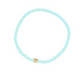 Ice Blue Cabrillo Vinyl Disc Stretch Bracelet