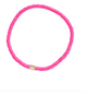 Neon Pink Cabrillo Vinyl Disc Stretch Bracelet (