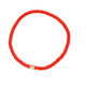 Red Cabrillo Vinyl Disc Stretch Bracelet