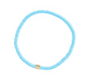 Sky Blue Cabrillo Vinyl Disc Stretch Bracelet