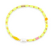 Chartreuse Coronado Vinyl Disc Stretch Bracelet