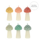 Rustic Mini Mushroom Candles