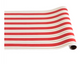 Red and Gold Awning Striped runner 20" x25'