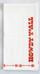 Howdy, Terracotta Tea Towel