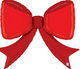 Red Bow Shape