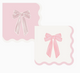 Large Pink Bows Cocktail Napkin