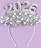 2026 Puffy Headband - Fringe Headband Nye New Year's Eve 2026