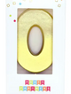 Gold Ombre Number Candle