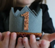 Storm Gray Felt Number 1 Crown