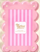 Blush Rectangle Scalloped Acrylic Frame