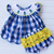 Girls Bluebonnet Diaper Set