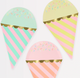 Ice Cream with Sprinkles Plates