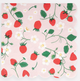 Strawberry Pattern Large Napkins (x 16)