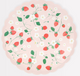 Strawberry Pattern Dinner Plate