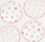 Ditsy Posey Scalloped Dinner Plates
