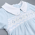 Ethan Smocked Footie - Light Blue