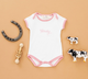 Howdy! Bodysuit - Dusty Rose By Luna and Arlo