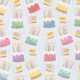 Birthday Cake Roll Wrap 30 Inch X 8ft-2 Inch Core