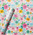 Bright Floral Botanical Wrapping Paper