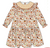 Girls Fall Floral Acorn Smocked Dress
