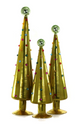 DECORATED DOTTED TREES - Chartreuse
