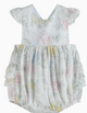 Bouquet Floral Ruffle Romper