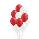 Red & White Balloon Bouquet