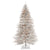 7.5' Forever Lit Silver Tinsel Tree