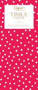 Painted Dots Red Tissue Pkg 4 Sheets