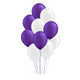 Purple & White Balloon Bouquet