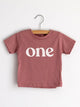 One Modern Birthday Tee • Tri-Blend Unisex Celebration Top 12-18 months