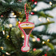 Espresso Martini Needlepoint Icon Ornament