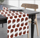 Maroon Helmet Paper Table Runner