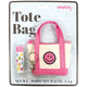 Mini Tote Bag Lip Balm Key Chain Set