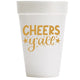 Cheers Yall Styrofoam Cups