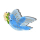 Hand-Painted Bluebird Claw Hair Clip