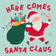 Here Comes Santa - Foil - 20ct napkins