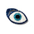 Hand-Painted Evil Eye Compact Mirror