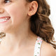 Cross Stud Earrings - Hypoallergenic, Flat Back