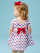 Freedom Flags Short Sleeve Knit Twirl Dress