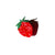 Hand-Painted Strawberry Fruit Claw Hair Clip
